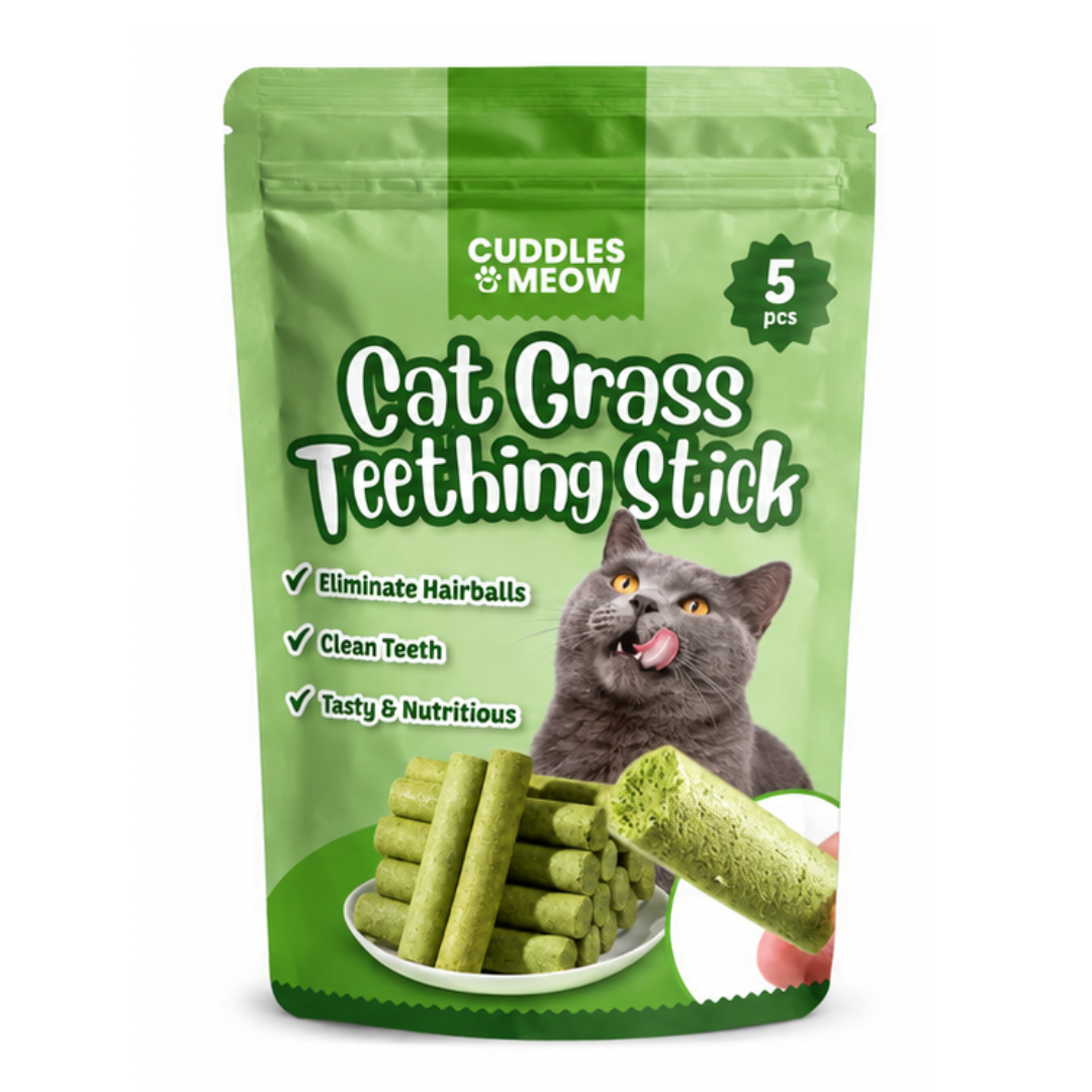 Cat Grass Teething Sticks
