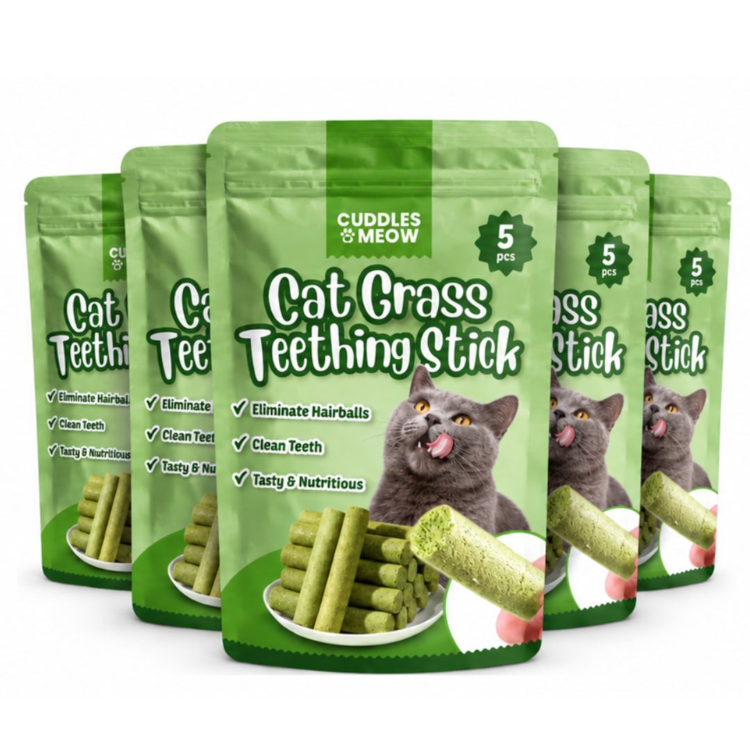 Cat Grass Teething Sticks